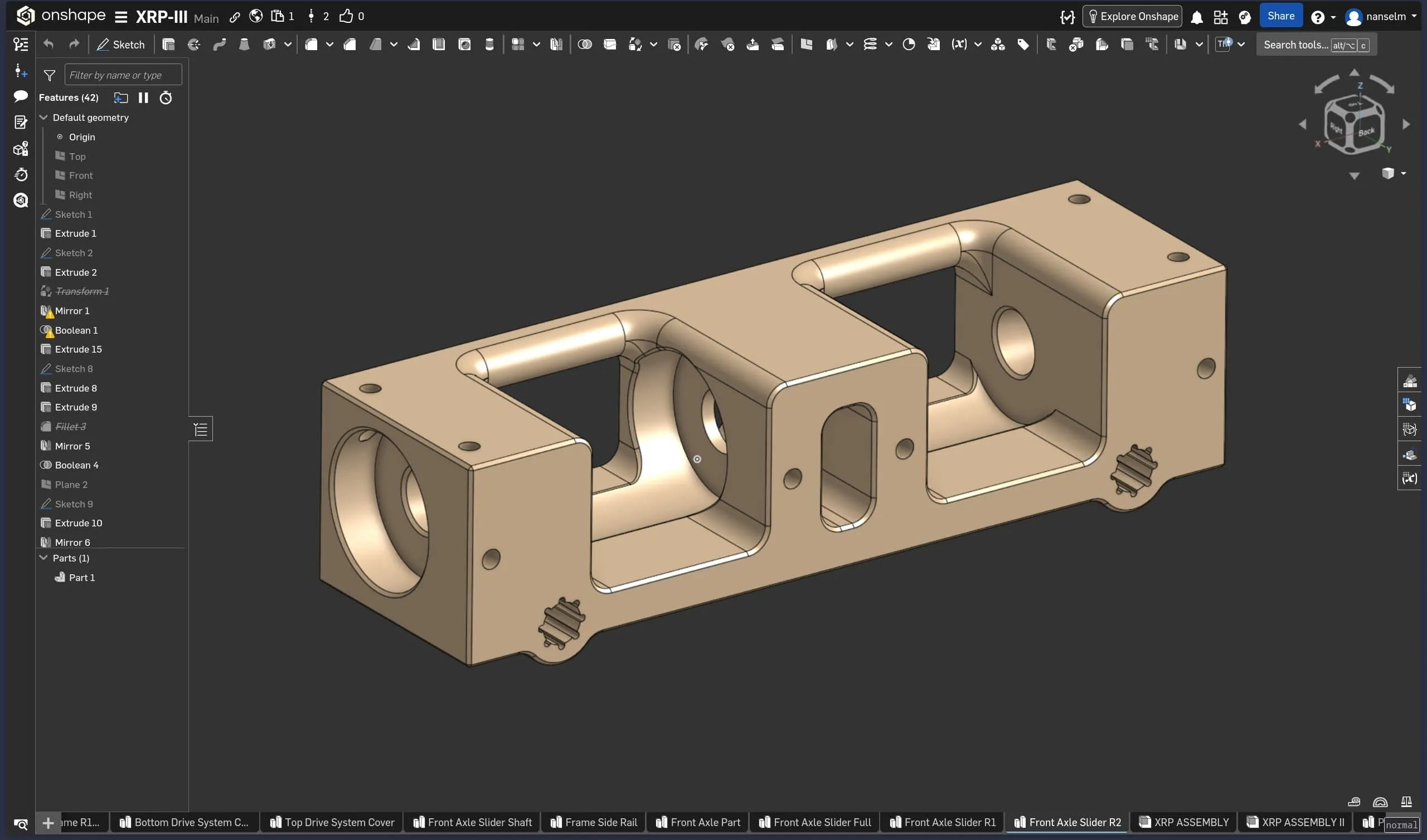 OnShape modeling